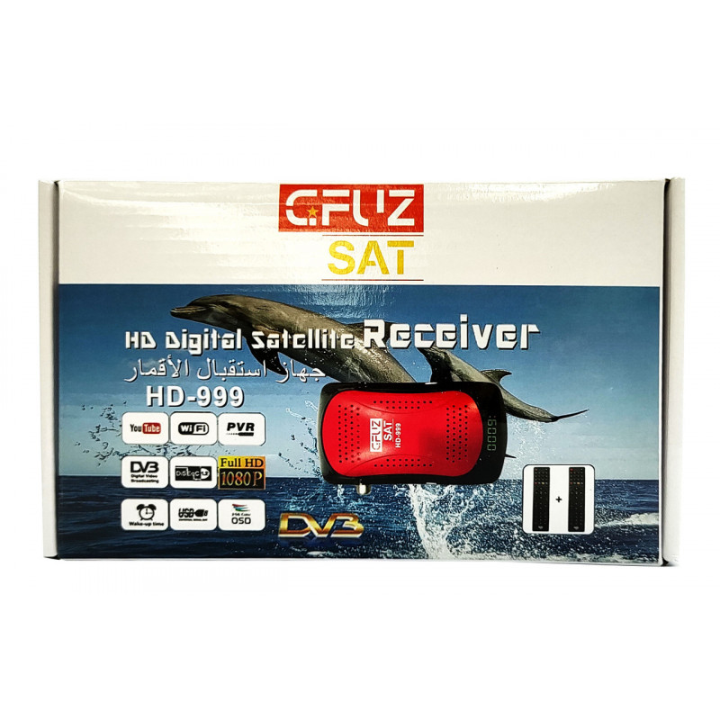 Супутниковий ресивер Gfuz sat  HD-999 + 2 пульти + прошивка
