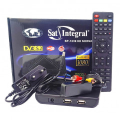 Супутниковий тюнер ресивер Sat-Integral SP-1239 HD Norma + прошивка