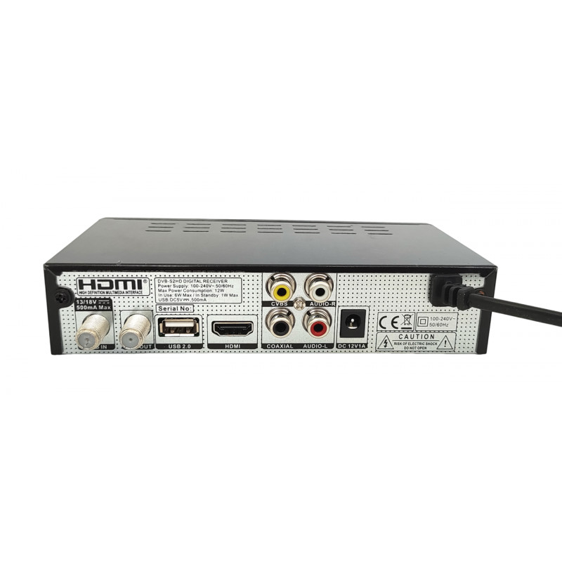 Супутниковий ресивер тюнер TIGER T168 + Прошивка з T2MI Megogo sport