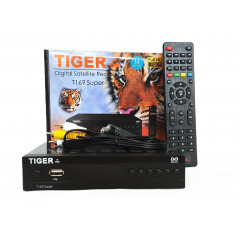 Супутниковий ресивер тюнер TIGER NEW T169 + Прошивка з T2MI Megogo sport
