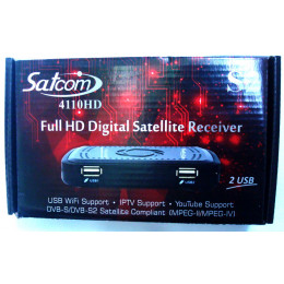 Спутниковый ресивер тюнер Satcom 4110 HD +Прошивка